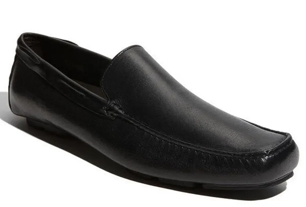 To Boot New York Men's Barkley Black Leather Driving Loafers Size 8 $275 New